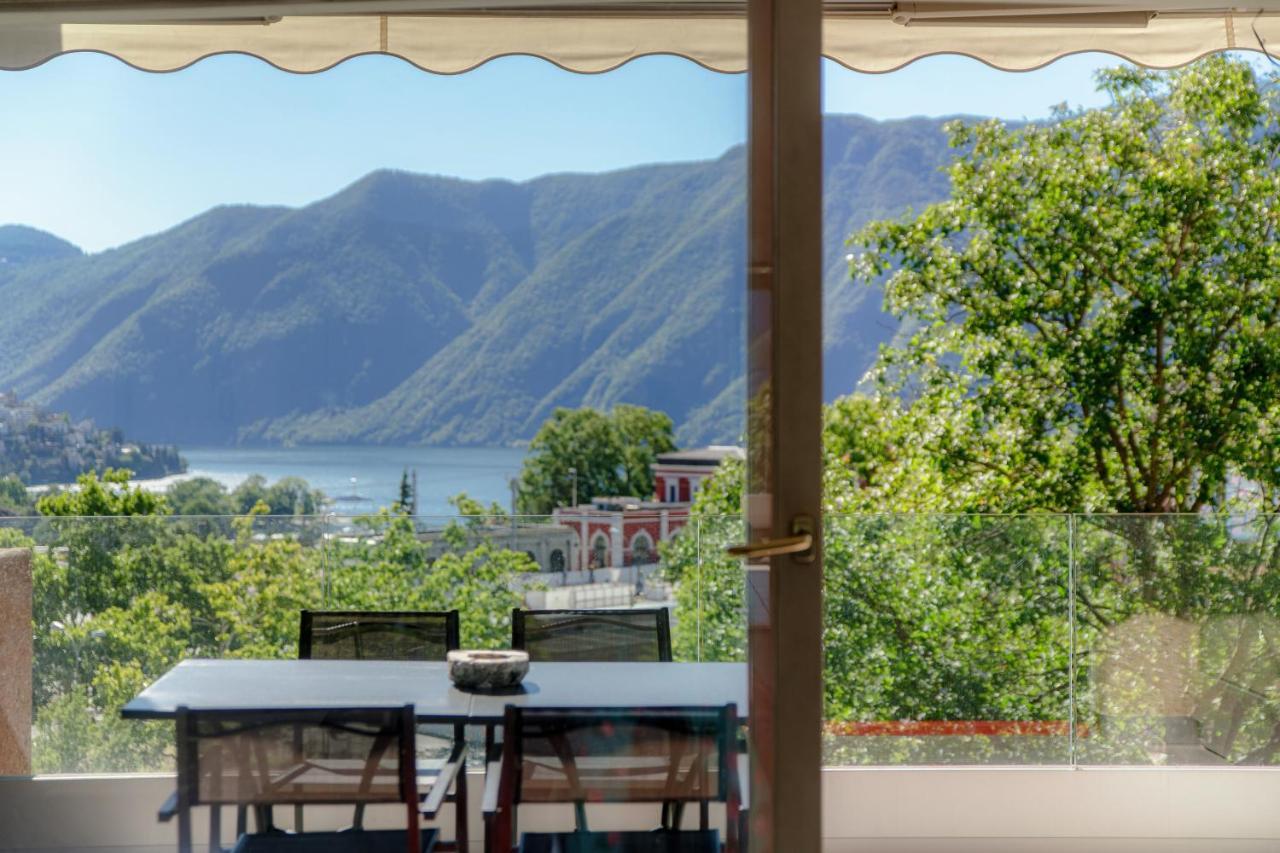 Panoramic Studio By Quokka 360 - Open Space Apartment With Terrace Lugano Luaran gambar