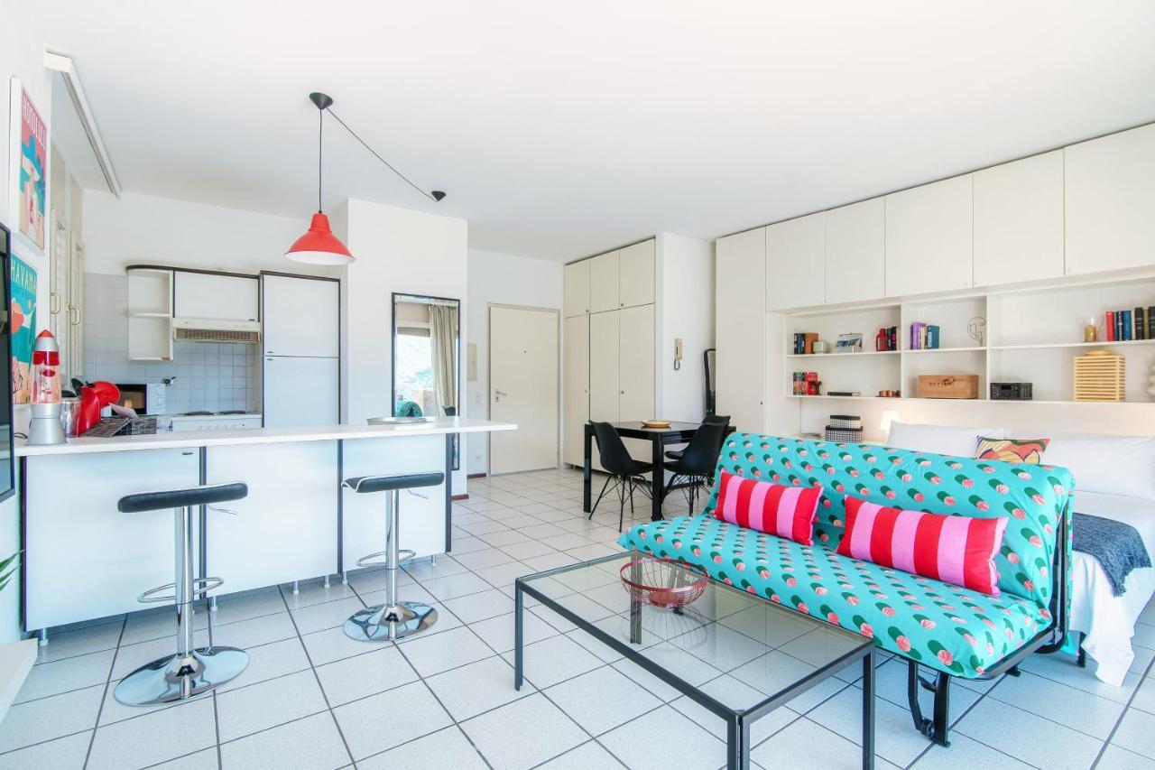 Panoramic Studio By Quokka 360 - Open Space Apartment With Terrace Lugano Luaran gambar