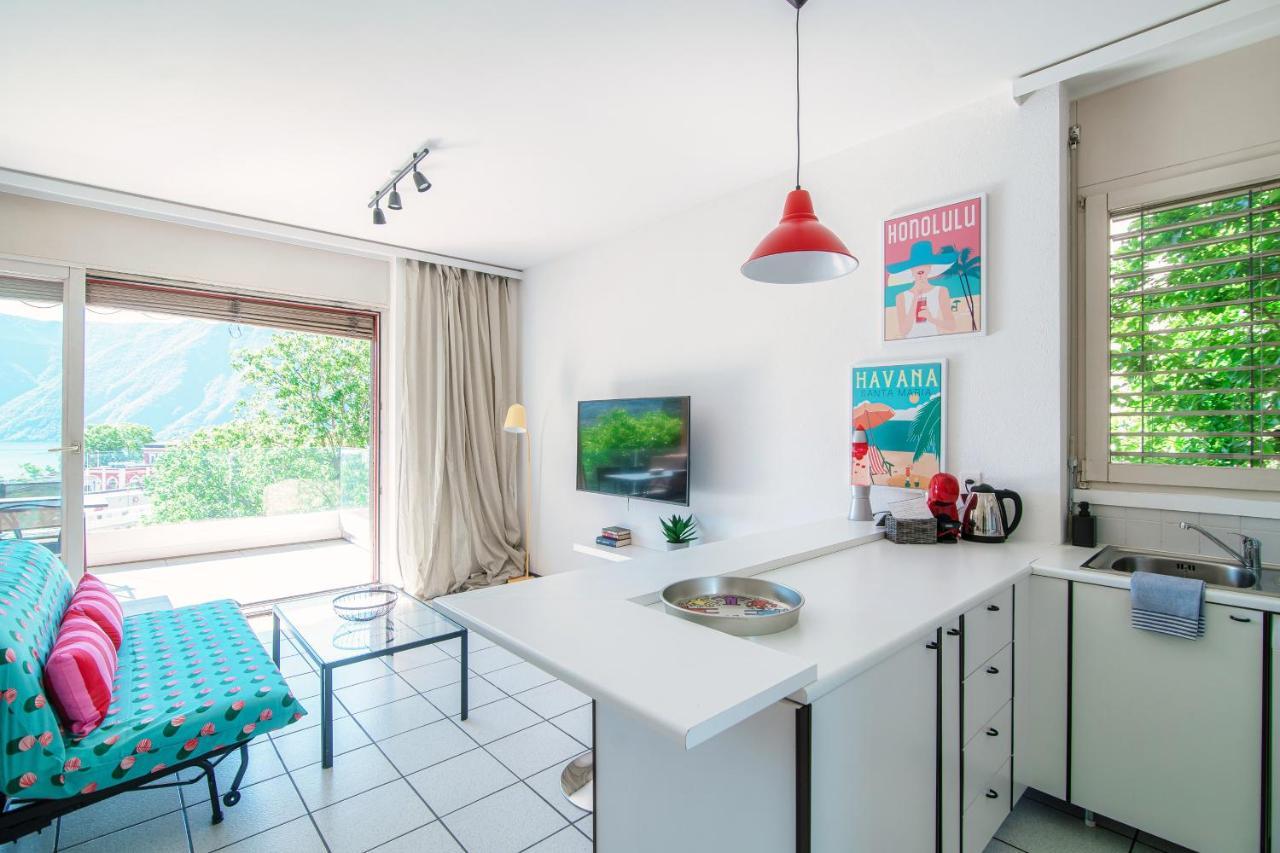 Panoramic Studio By Quokka 360 - Open Space Apartment With Terrace Lugano Luaran gambar