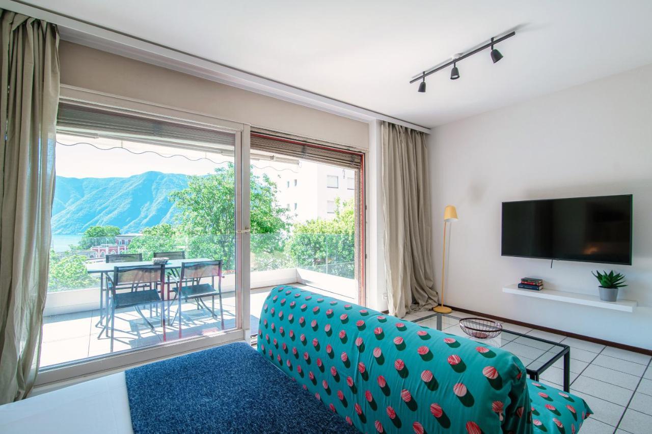 Panoramic Studio By Quokka 360 - Open Space Apartment With Terrace Lugano Luaran gambar