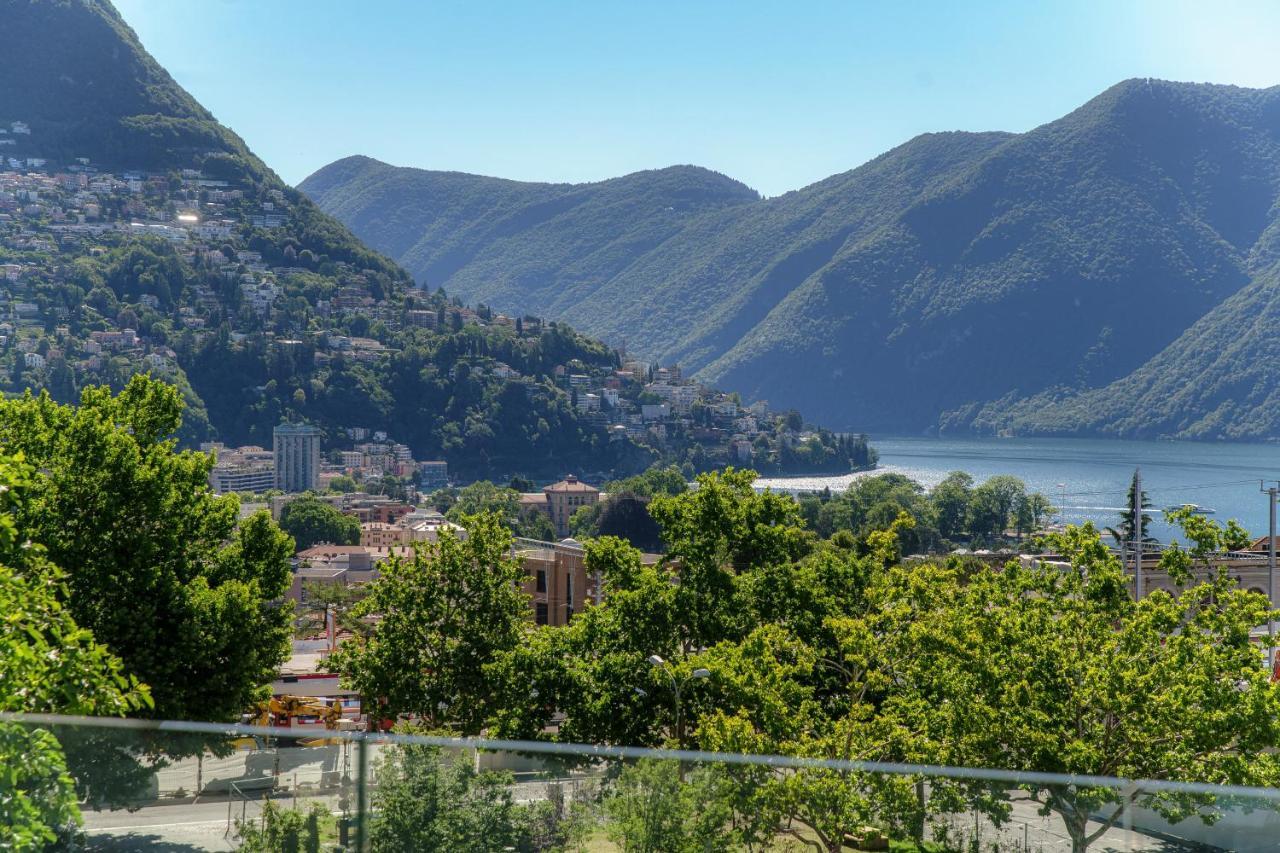 Panoramic Studio By Quokka 360 - Open Space Apartment With Terrace Lugano Luaran gambar